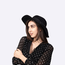 Load image into Gallery viewer, Black Printed Dress