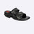 Men Black Leather Sandals