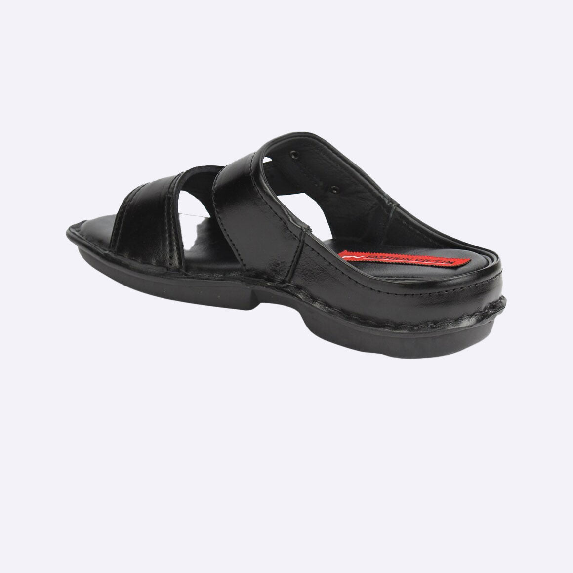 Men Black Leather Sandals