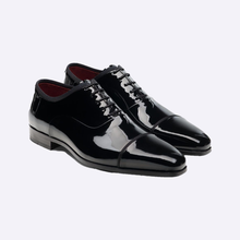 Load image into Gallery viewer, Black Solid Formal Derby Shoes