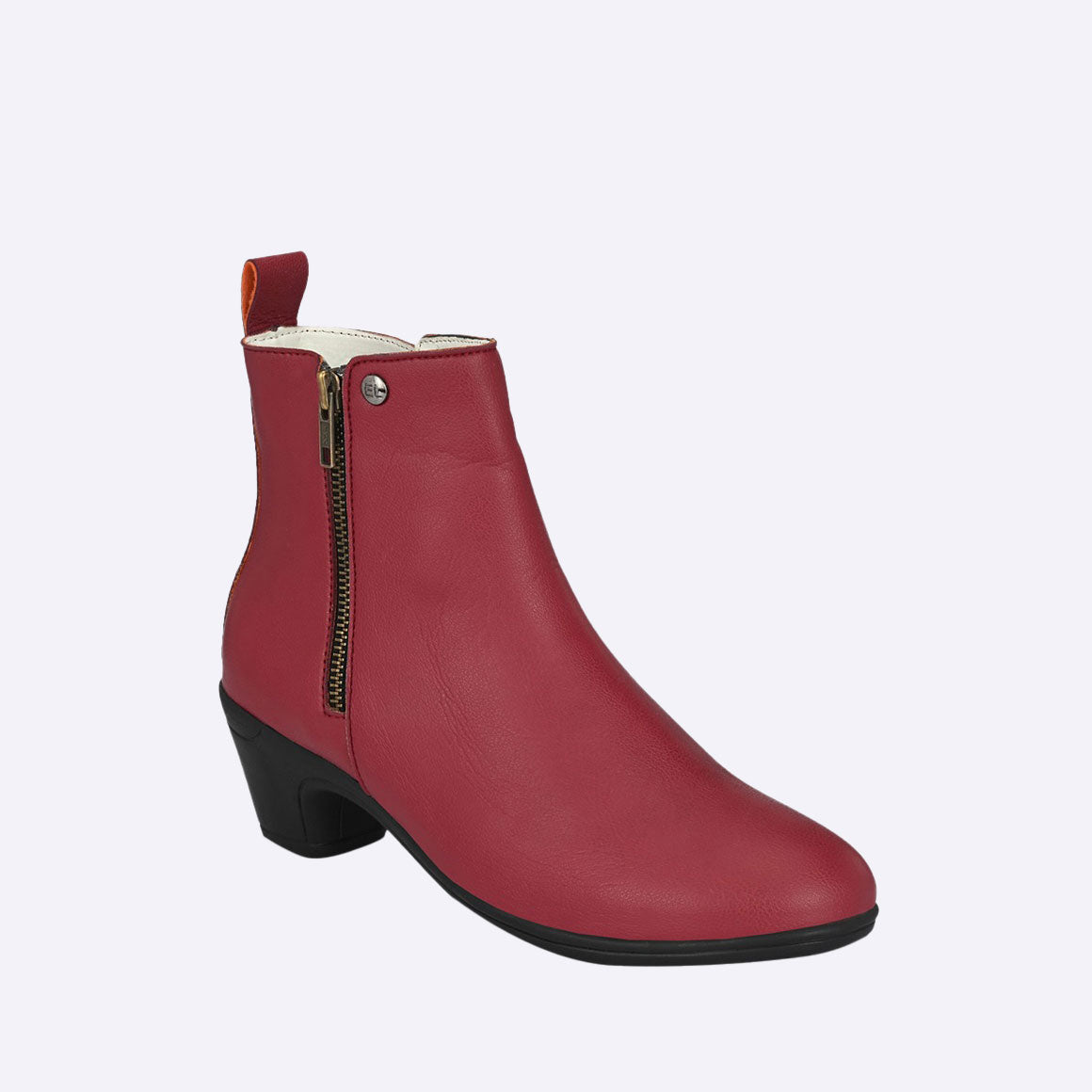 Women Red Flat Boots